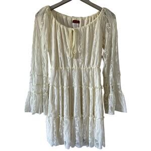 Scully Cream Ivory Lace Long Sleeve Dress Style HC81
